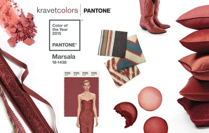 Pantone 2015 Colour Of The Year – Marsala.