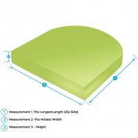 curved seat cushion