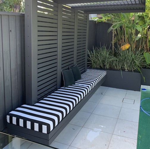 John, Morningside QLD | Rectangle outdoor cushions